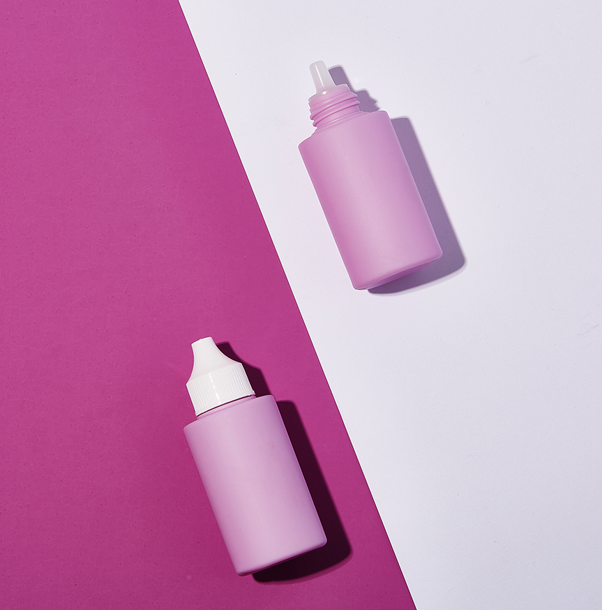 cosmetic sample bottles